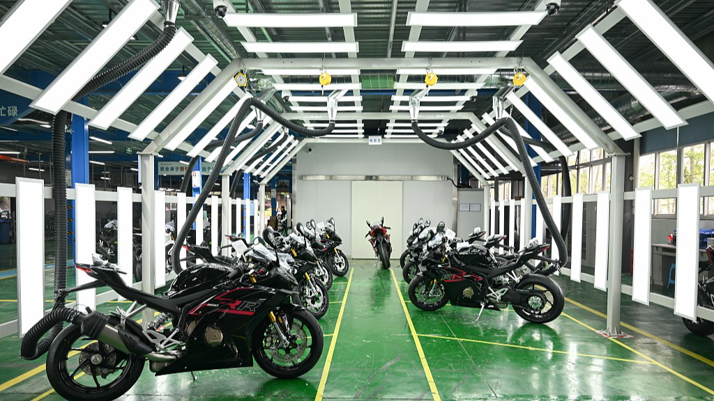 Une section du site de fabrication de ZXMoto, dans la municipalité de Chongqing, dans le sud-ouest de la Chine, le 30 mars 2026. /VCG
