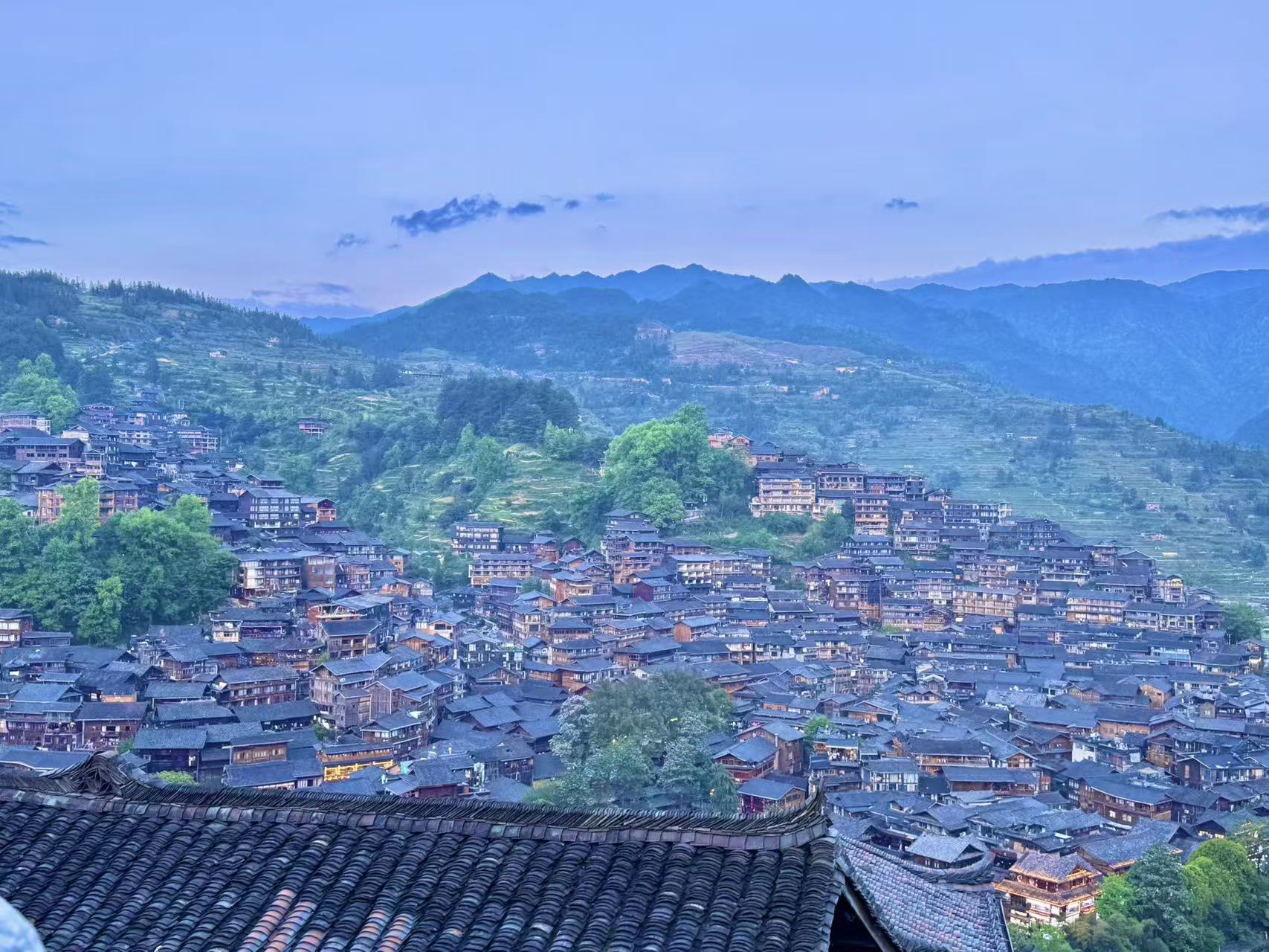 Village Miao de mille ménages de Xijiang. /CGTN