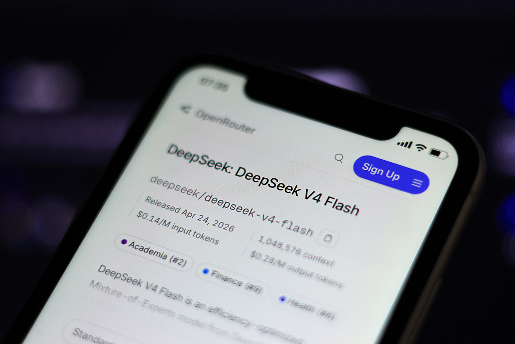 Le volume d'utilisation mondial de DeepSeek V4 Flash Agent dépasse celui d'Openclaw pour la première fois le 9 mai 2026. /VCG