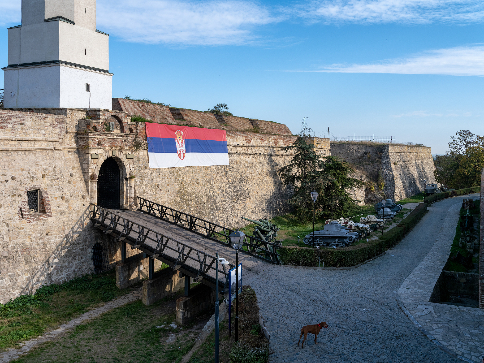 Une photo prise en octobre 2025 montre la forteresse de Belgrade en Serbie. /VCG
