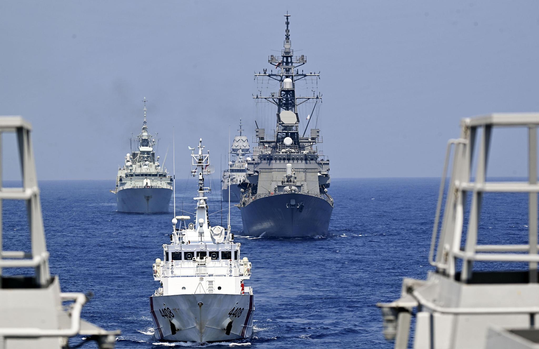 Le destroyer Ikazuchi de la Force maritime d'autodéfense japonaise participe à l'événement annuel américano-philippin 