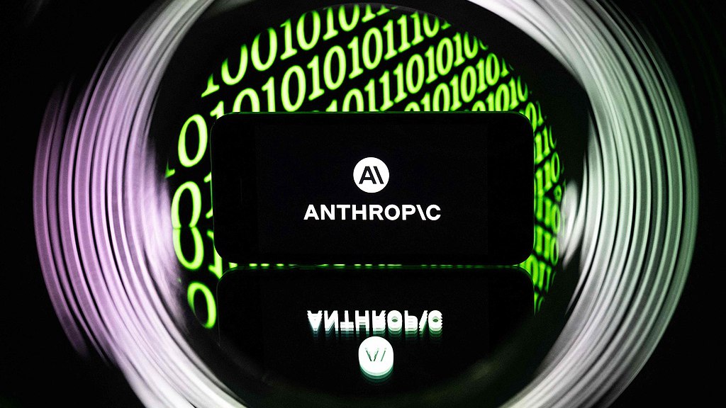 Le logo de la société américaine d’IA Anthropic. /VCG
