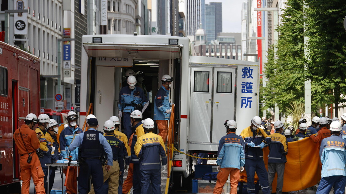 Irritating spray in a shopping center in Tokyo, the toll is 25 poisoned