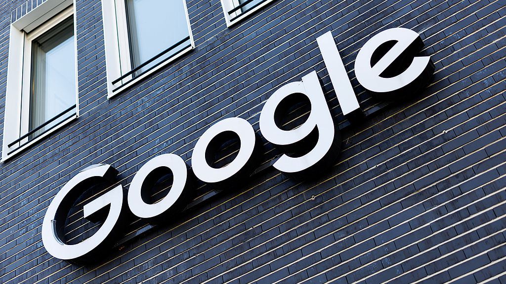 Le logo Google sur le siège social de l'entreprise à Munich, en Allemagne, le 10 mars 2026. /VCG