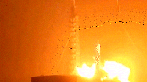 Une fusée Blue Origin New Glenn explose lors d'un test à Cap Canaveral, Floride, États-Unis, le 28 mai 2026. /VCG