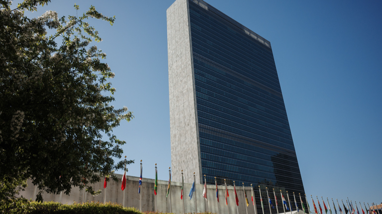 Le siège des Nations Unies à New York, aux États-Unis. /VCG