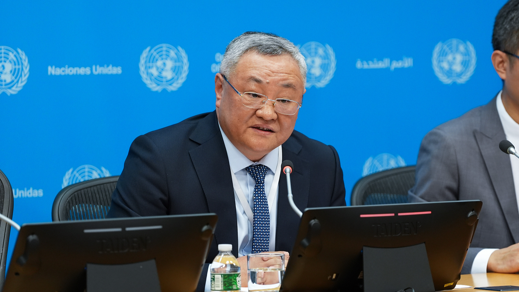 Une photo d'archive de Fu Cong, représentant permanent de la Chine auprès des Nations Unies. /VCG