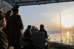 Pyongyang confirms missile test, Kim also present