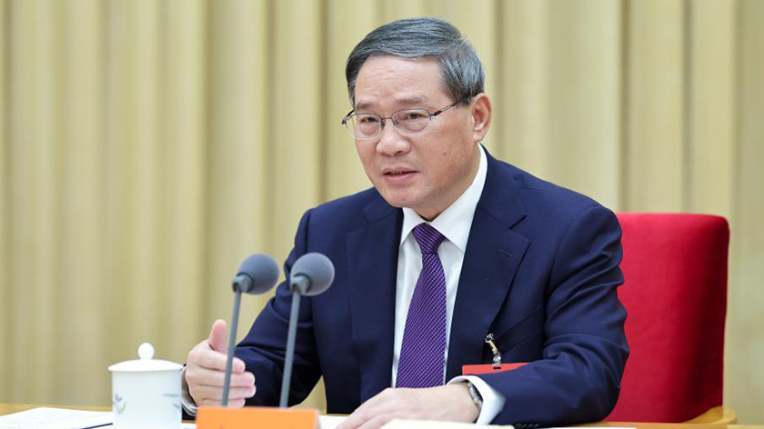 Une photo d’archive du Premier ministre chinois Li Qiang. /Xinhua