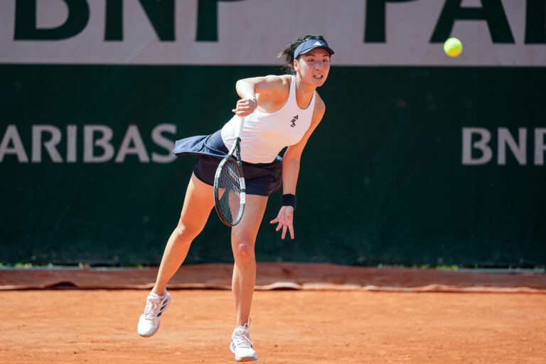   Le Chinois Wang Xinyu participe à la 7e journée de Roland Garros à Paris, France, le 24 mai 2026. /VCG