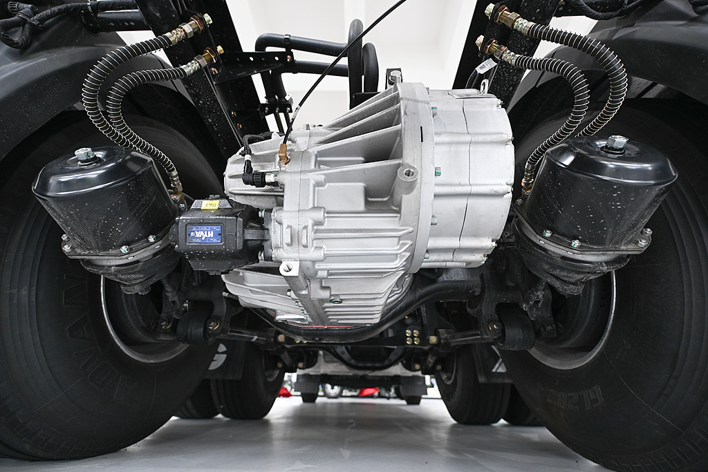 Un camion lourd est équipé d'un moteur à flux axial haute performance, Jinhua, province du Zhejiang (est de la Chine), le 5 juin 2026. /VCG