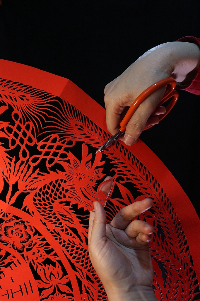 Découpage de papier chinois /VCG