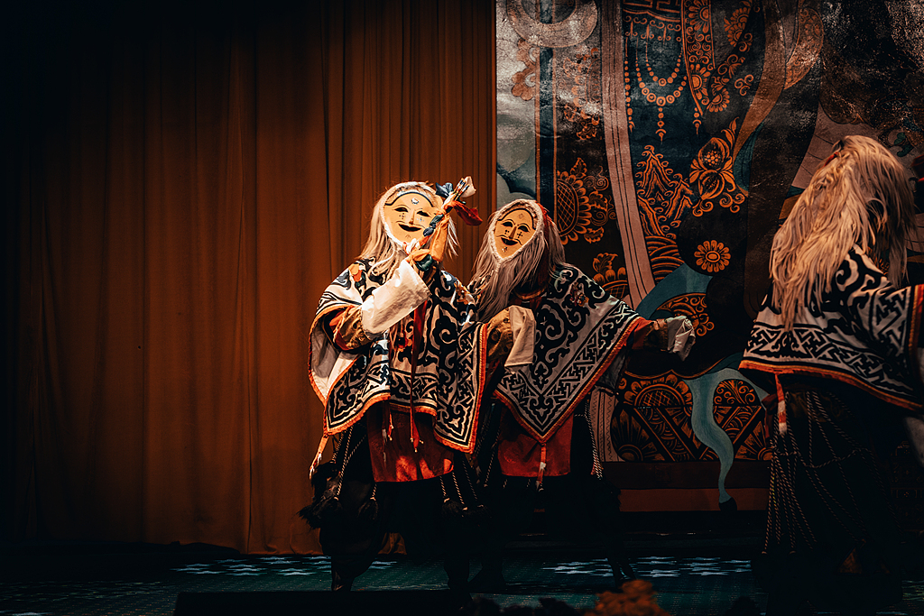Un spectacle d'opéra tibétain /VCG