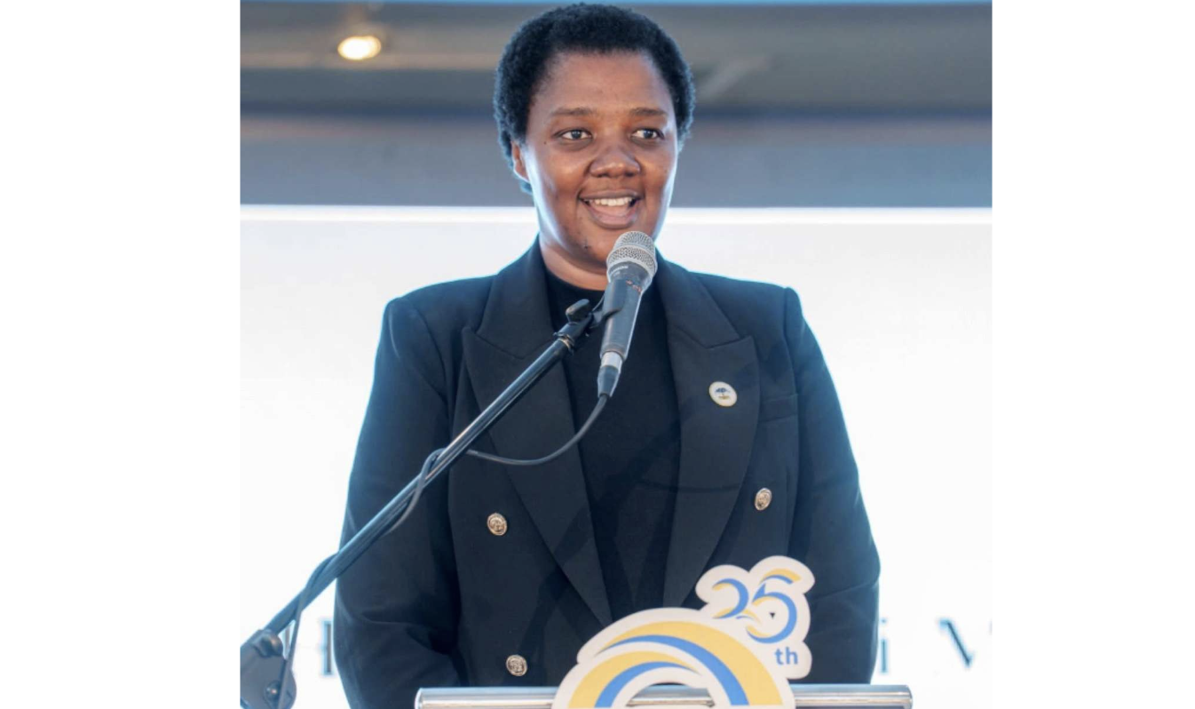 Hleki Ruthani Mabunda, directeur des relations internationales au ministère de l'Éducation de base d'Afrique du Sud, prononce une allocution le 12 juin 2026. /CMG Afrique