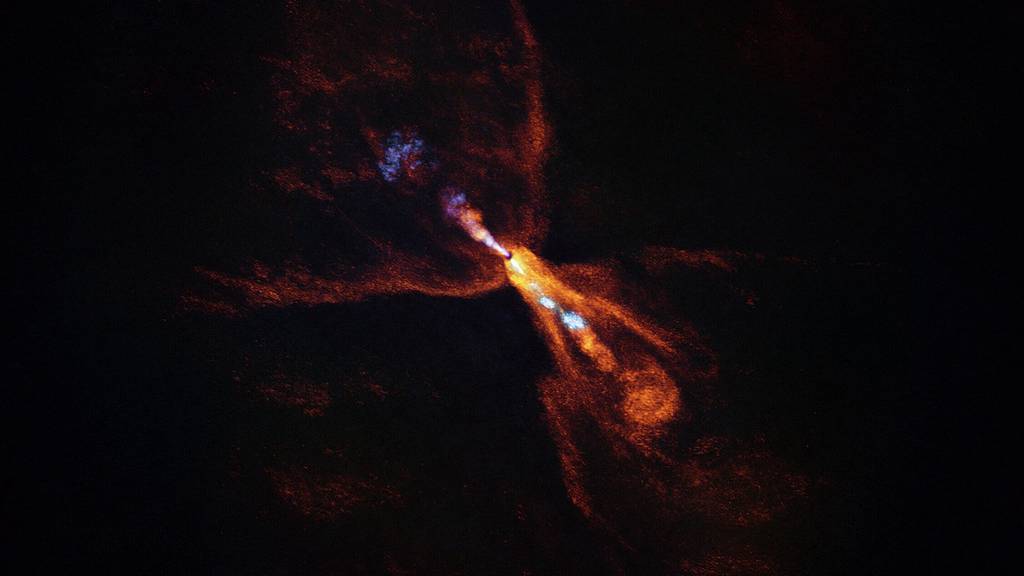 HOPS-315, une petite étoile où les astronomes ont observé des preuves des premiers stades de la formation des planètes. /VCG