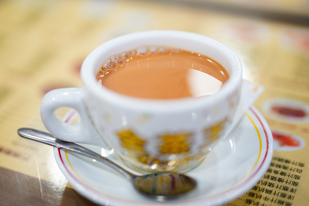 Thé au lait à la Hong Kong. /VCG