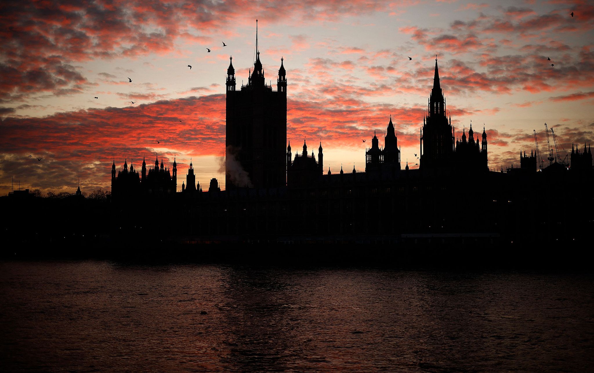 Une vue du Palais de Westminster à Londres, Royaume-Uni. /VCG