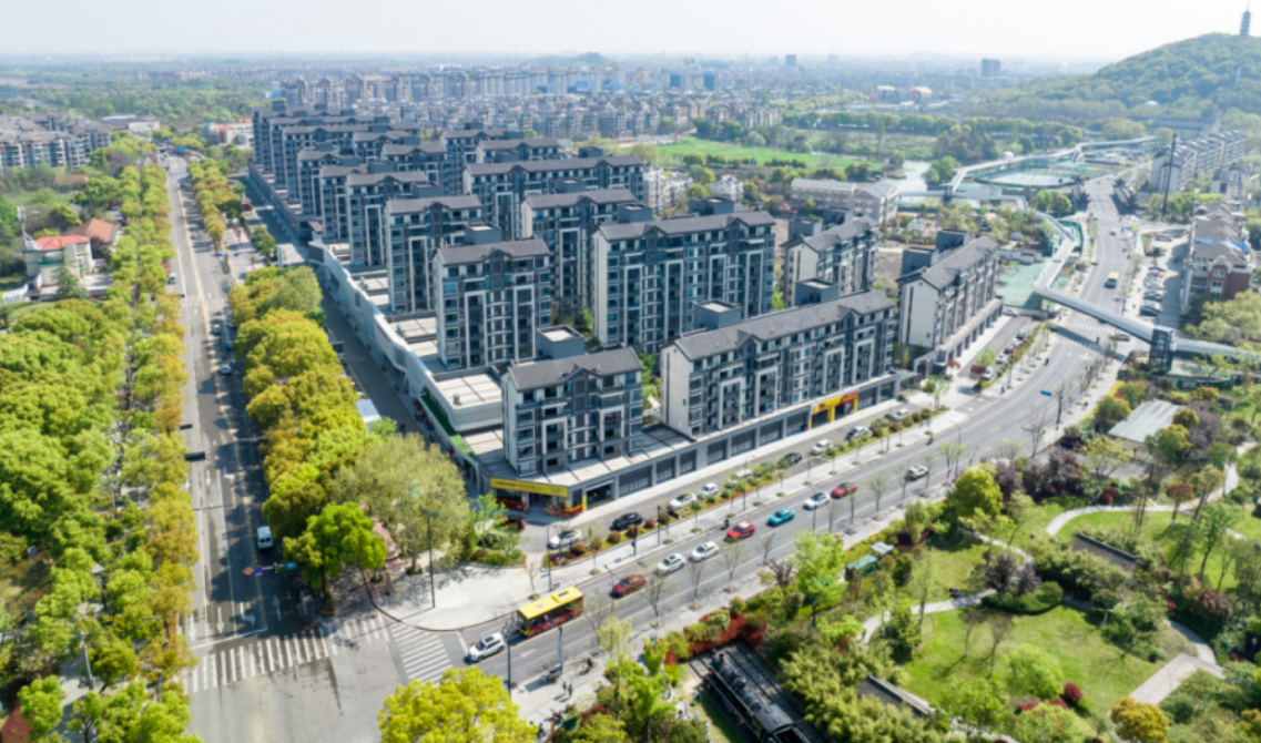 La communauté Xishan dans la ville de Jiaxing, dans la province du Zhejiang (est de la Chine). /VCG