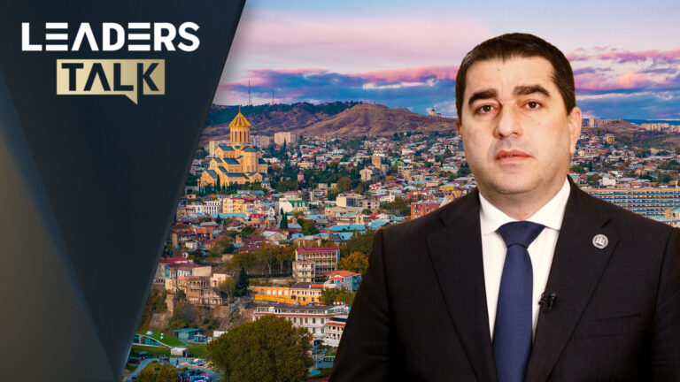 Exclusif avec le président du Parlement géorgien Shalva Papuashvili
