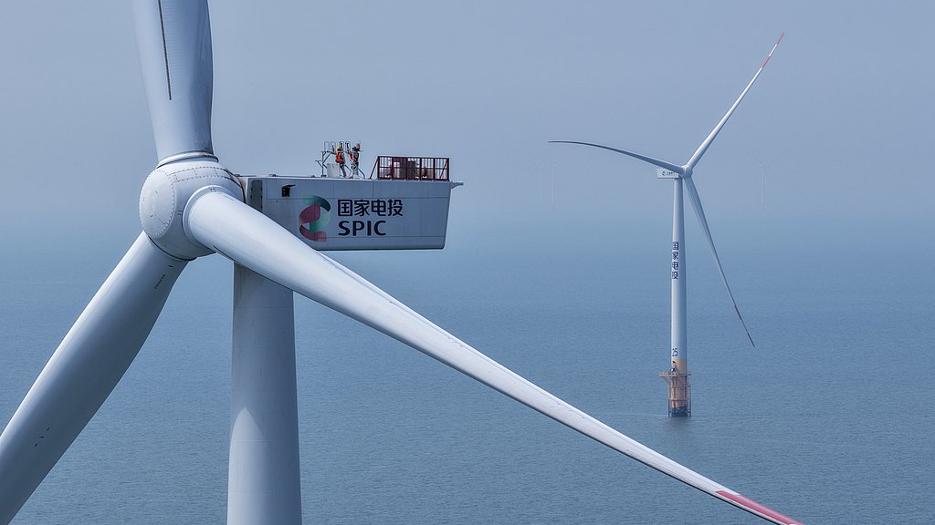 Un parc éolien offshore à Nantong, province du Jiangsu, Chine, 10 juin 2026. /VCG