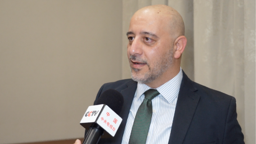 Charbel J Barakat s'entretient avec CGTN à Koweït City, Koweït, le 29 juin 2026. /CGTN
