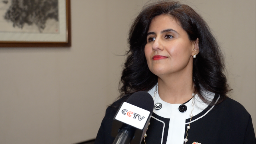 Sheikha Al-Anoud Ebraheem Al-Sabah s'entretient avec CGTN à Koweït City, Koweït, le 29 juin 2026. /CGTN