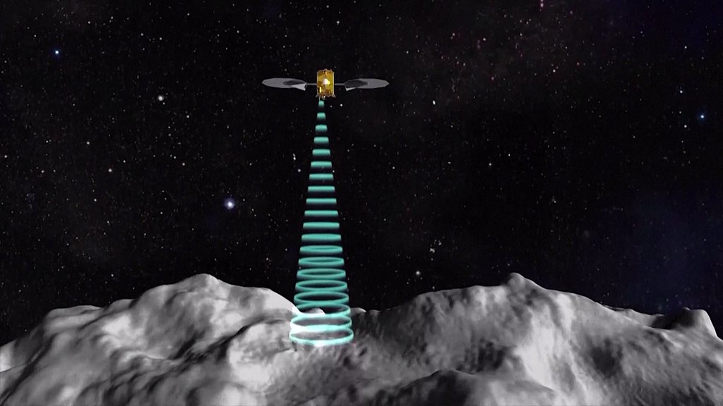 Animation de la sonde Tianwen-2 évaluant l'astéroïde. /CNSA