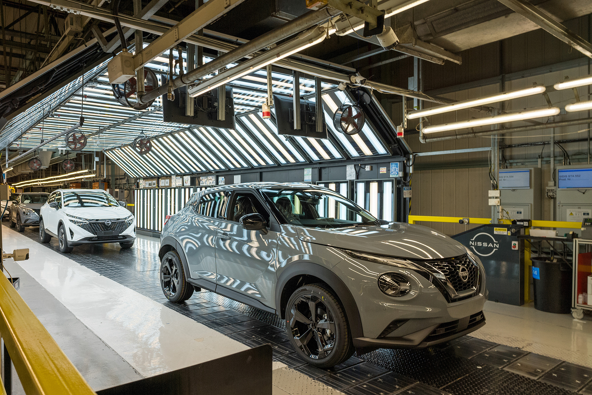 Un Nissan Juke dans la zone d'inspection des véhicules de l'usine de fabrication Nissan Motor Co. à Sunderland, Royaume-Uni, le 16 décembre 2025. /VCG