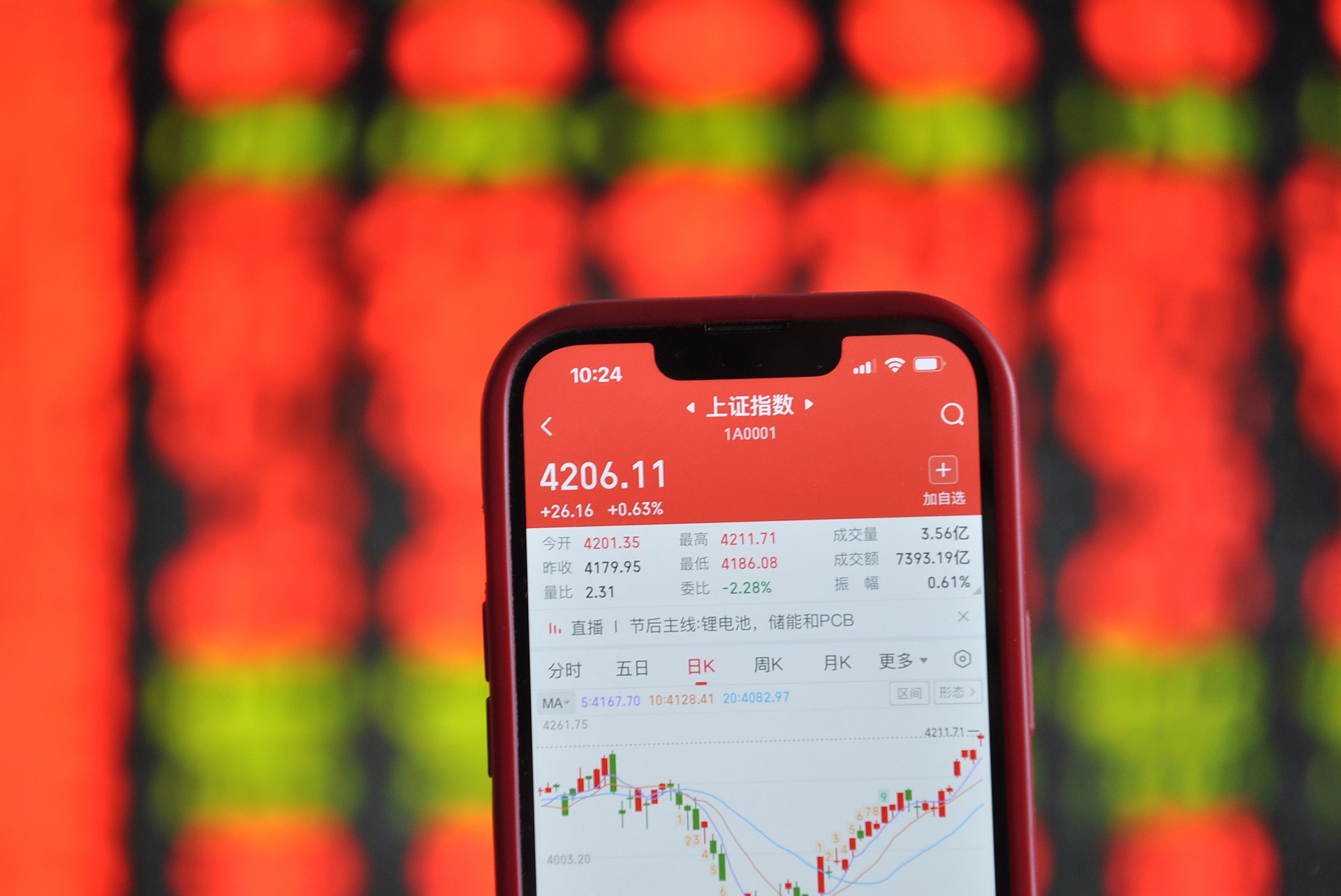 Les investisseurs suivent les mouvements du marché alors que l'indice composite de référence chinois de Shanghai dépasse la barre des 4 200 points, atteignant son plus haut niveau depuis juillet 2015, Shanghai, Chine, le 11 mai 2026. /VCG