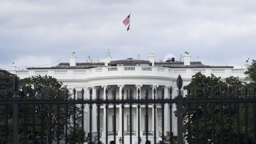 Photo prise le 28 octobre 2021, montrant la Maison Blanche à Washington, DC, aux États-Unis. /Xinhua