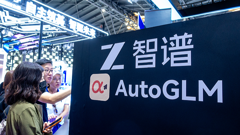 La Conférence mondiale sur l'intelligence artificielle (WAIC) s'est tenue au hall d'exposition de l'Expo de Shanghai, le 28 juillet 2025. /VCG