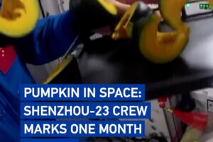 L&rsquo;équipage chinois du Shenzhou-23 fête son premier mois de vie et de travail dans l&rsquo;espace