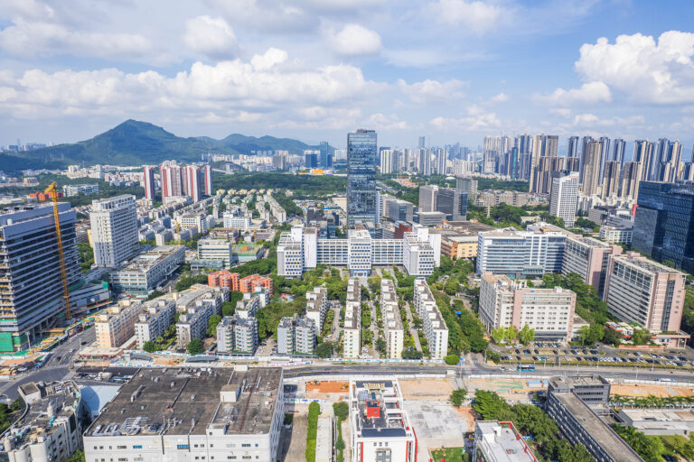 Photo d'archives du parc industriel de haute technologie de Shenzhen. /VCG