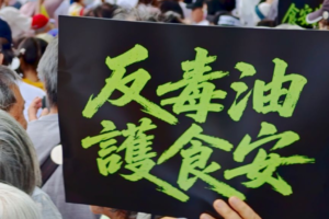 Rassemblement de masse à Taipei pour protester contre les autorités du PDP suite au scandale de la sécurité alimentaire