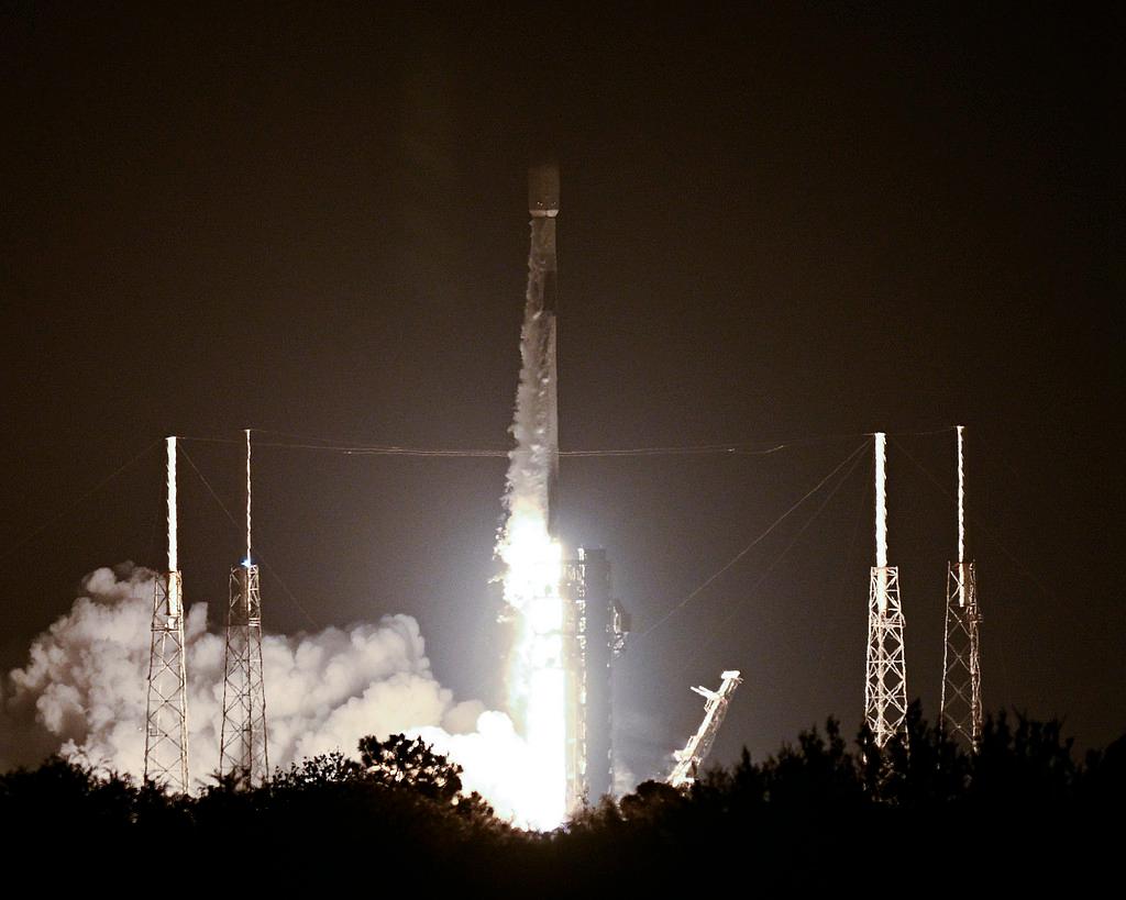SpaceX lance des satellites pour GLobalstar depuis le complexe de lancement 40 de la station spatiale de Cap Canaveral, en Floride, le 15 août 2026. /VCG