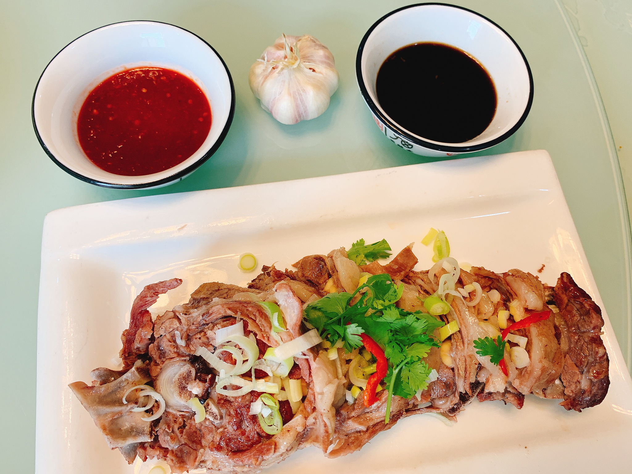 Une photo d'archive montre un plat d'agneau Yanchi Tan du Ningxia. /VCG