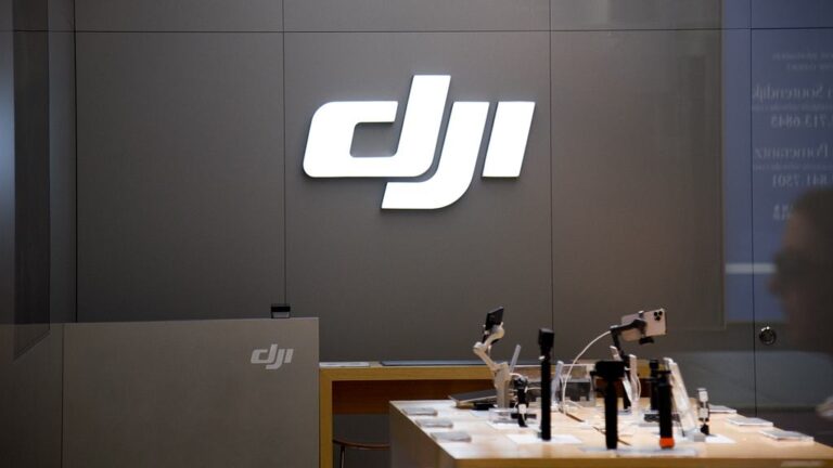 Signalisation de la marque DJI affichée à New York, aux États-Unis, le 10 août 2025. /VCG