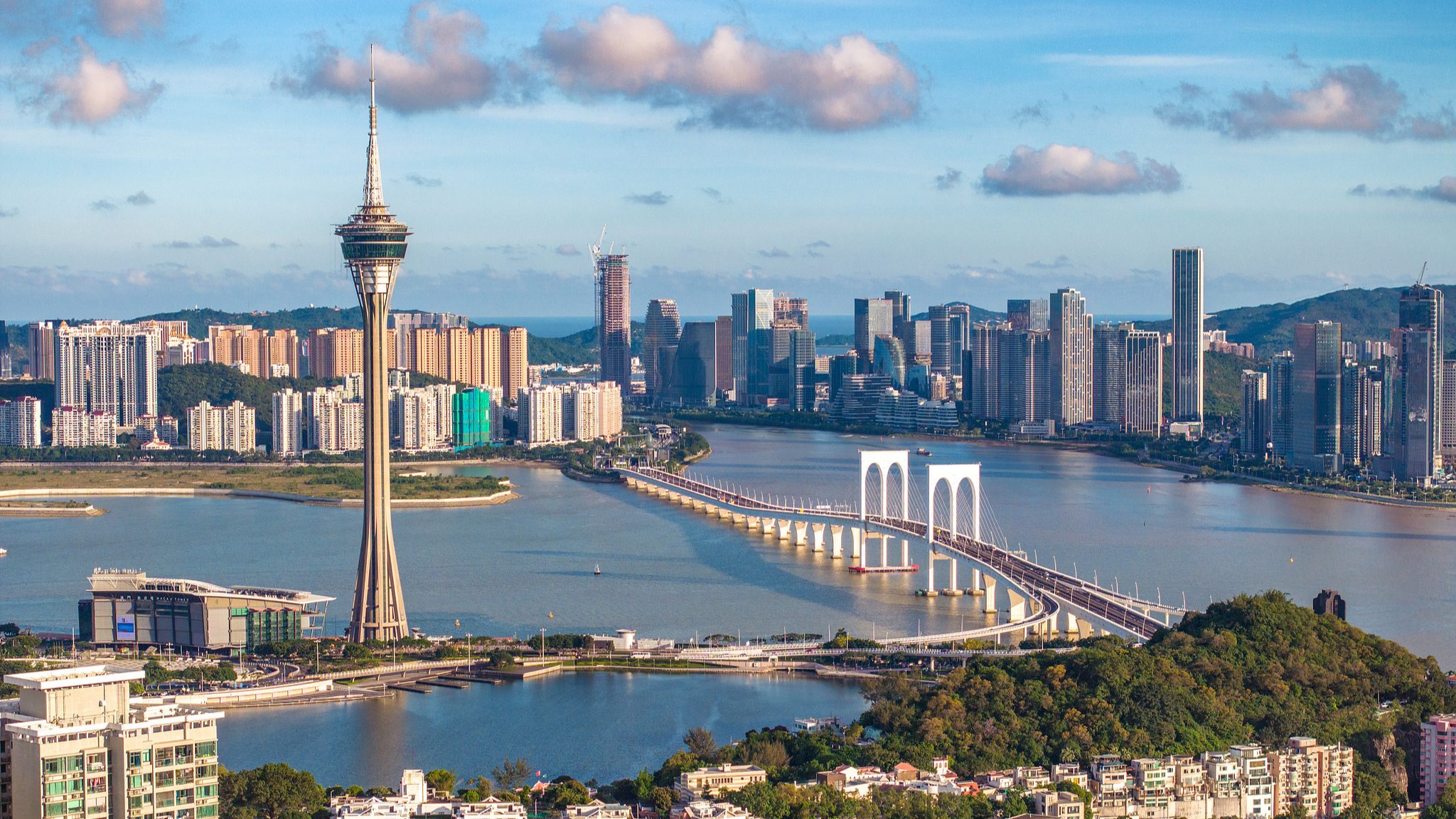 Une vue de la région administrative spéciale de Macao, dans le sud de la Chine. /VCG