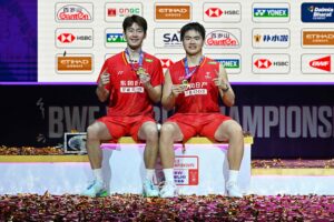 Liang et Wang remportent la seule médaille d&rsquo;or de la Chine, la France entre dans l&rsquo;histoire aux Mondiaux BWF