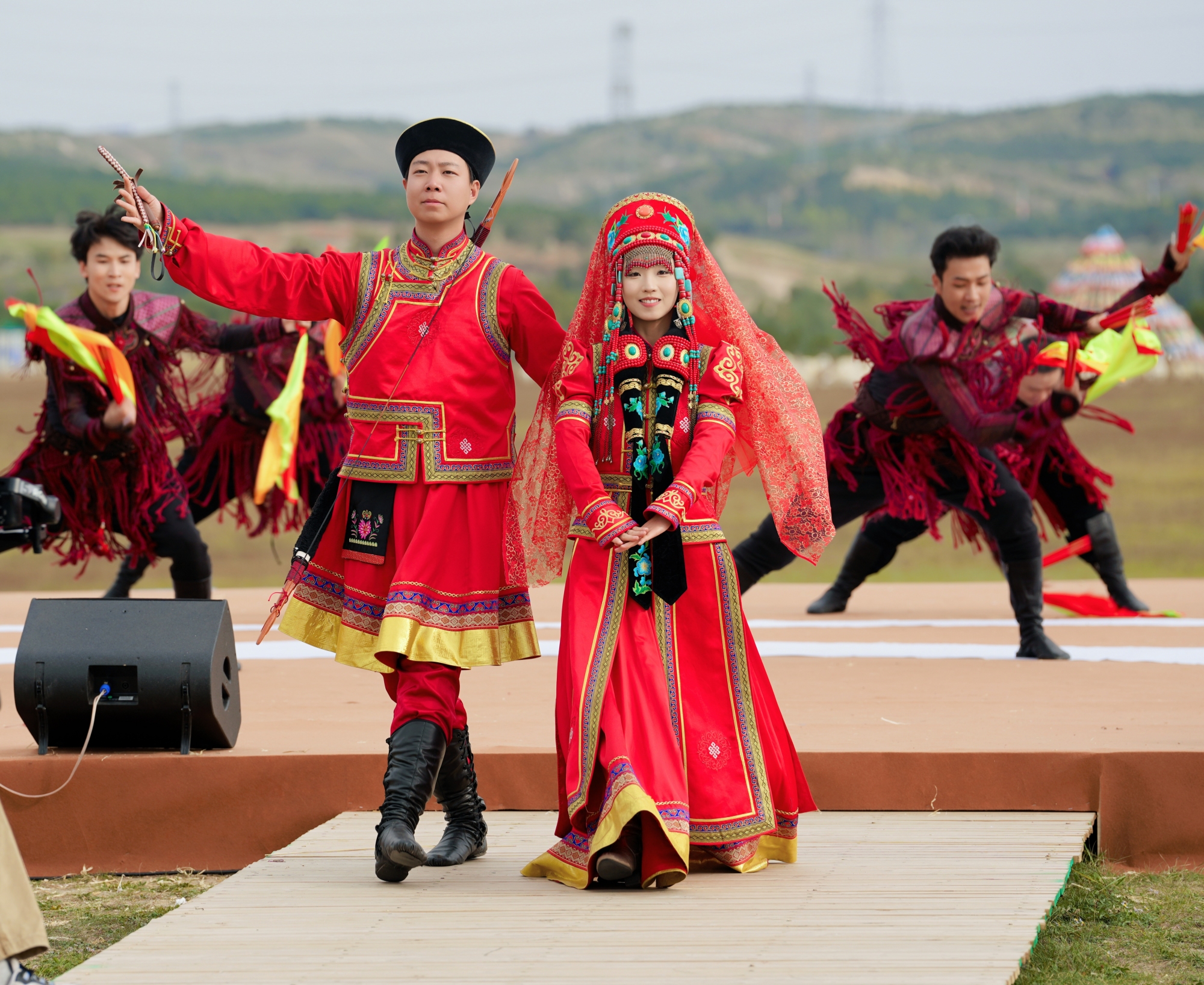 La cérémonie d'ouverture de l'événement de tourisme culturel Market Days With Movies s'est tenue à Ordos, dans la région autonome de Mongolie intérieure, dans le nord de la Chine, le 23 septembre 2026. /Photo fournie à CGTN