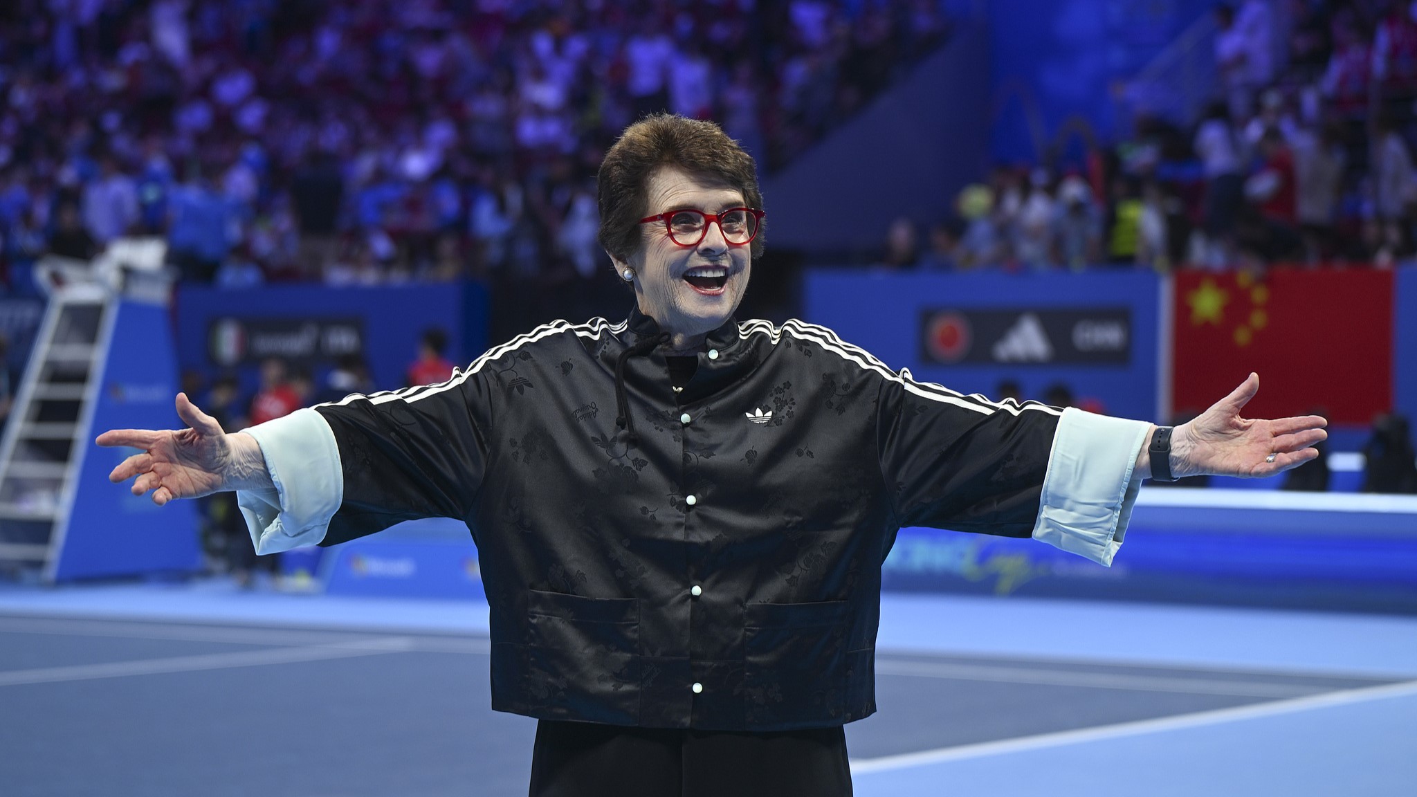 Billie Jean King salue la croissance mondiale de la compétition de tennis éponyme
