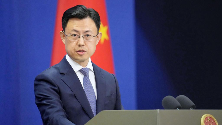 Photo d'archives du porte-parole du ministère chinois des Affaires étrangères, Guo Jiakun. /VCG