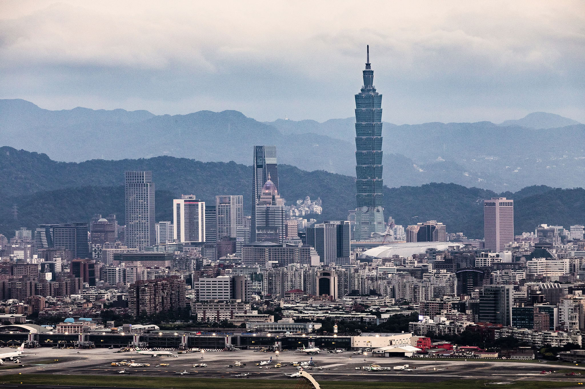 Une vue du paysage urbain de Taipei, Taiwan, Chine, le 24 mai 2019. /CFP
