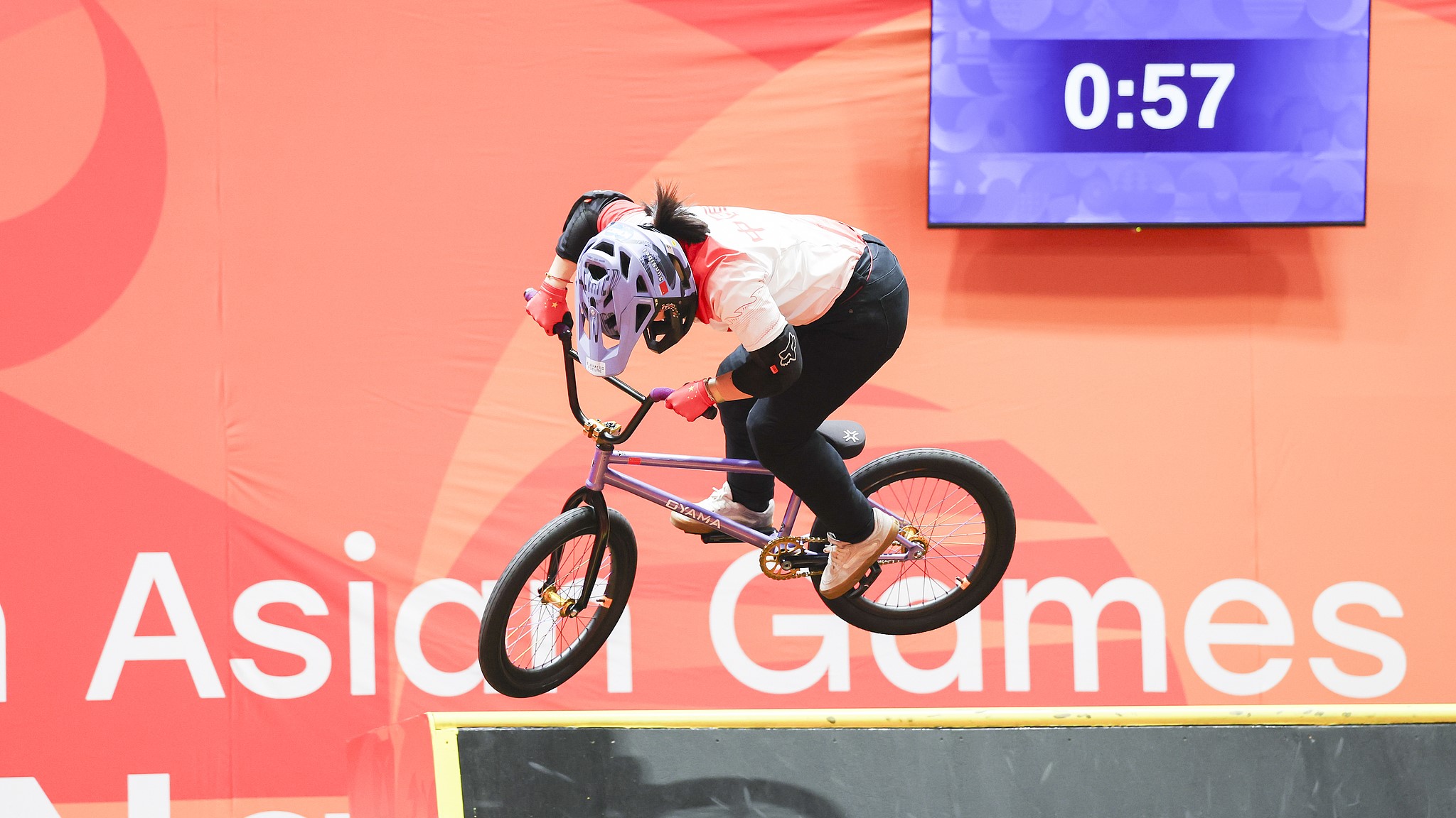 Sun Sibei vise le podium olympique après une médaille d'or historique en BMX aux Jeux asiatiques