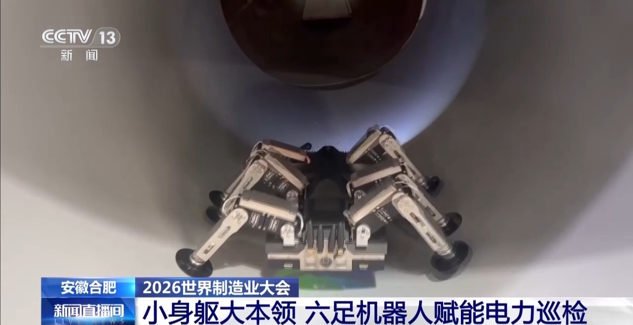 Un robot de conception hexapode avec une ventouse sur chaque jambe. /CMG