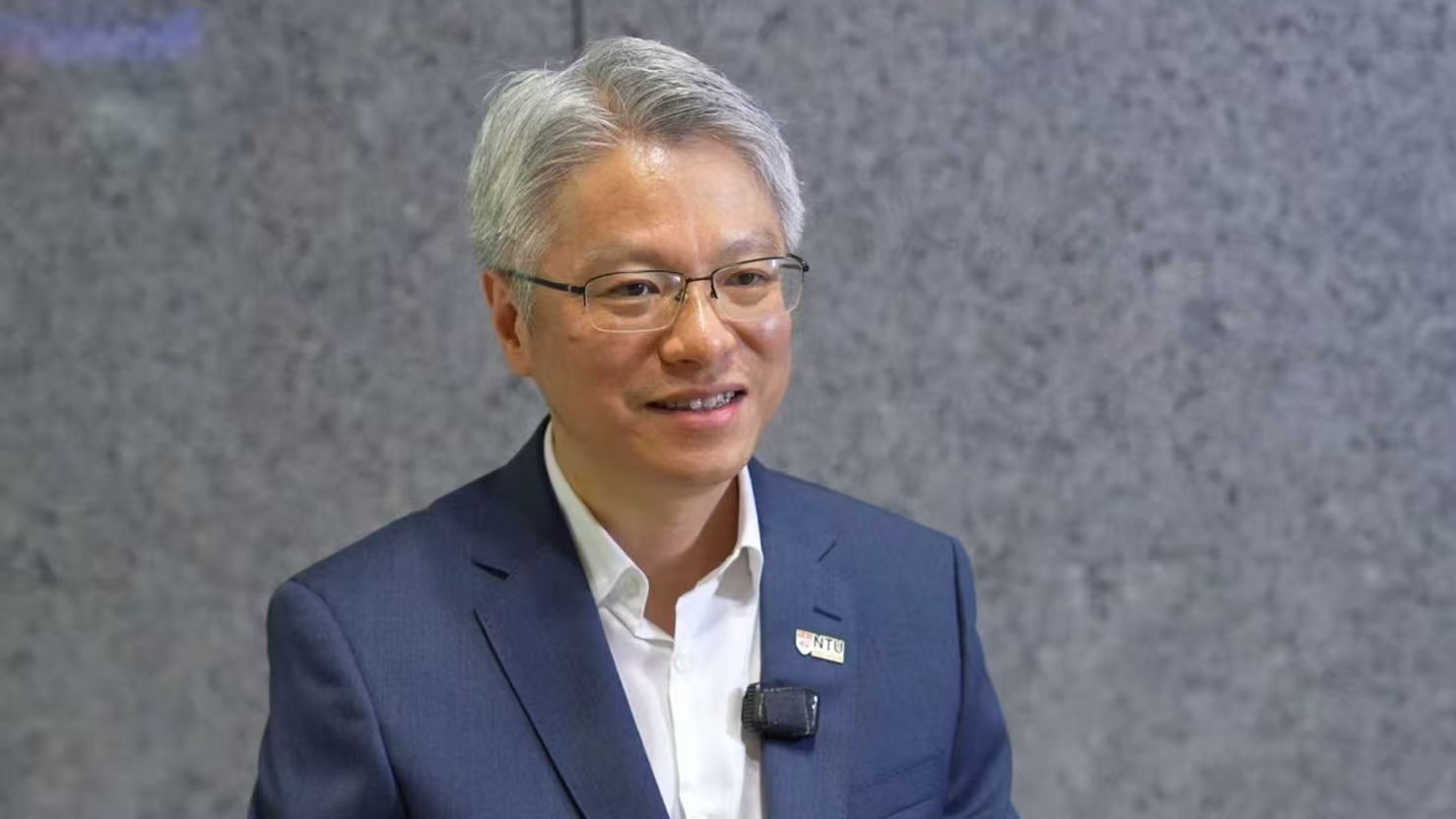 Professeur Wen Yonggang, vice-recteur de l'Université technologique de Nanyang et membre de l'Académie d'ingénierie de Singapour. /CGTN