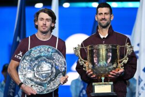 Djokovic remporte le septième titre de l&rsquo;Open de Chine après l&rsquo;abandon de Minaur blessé