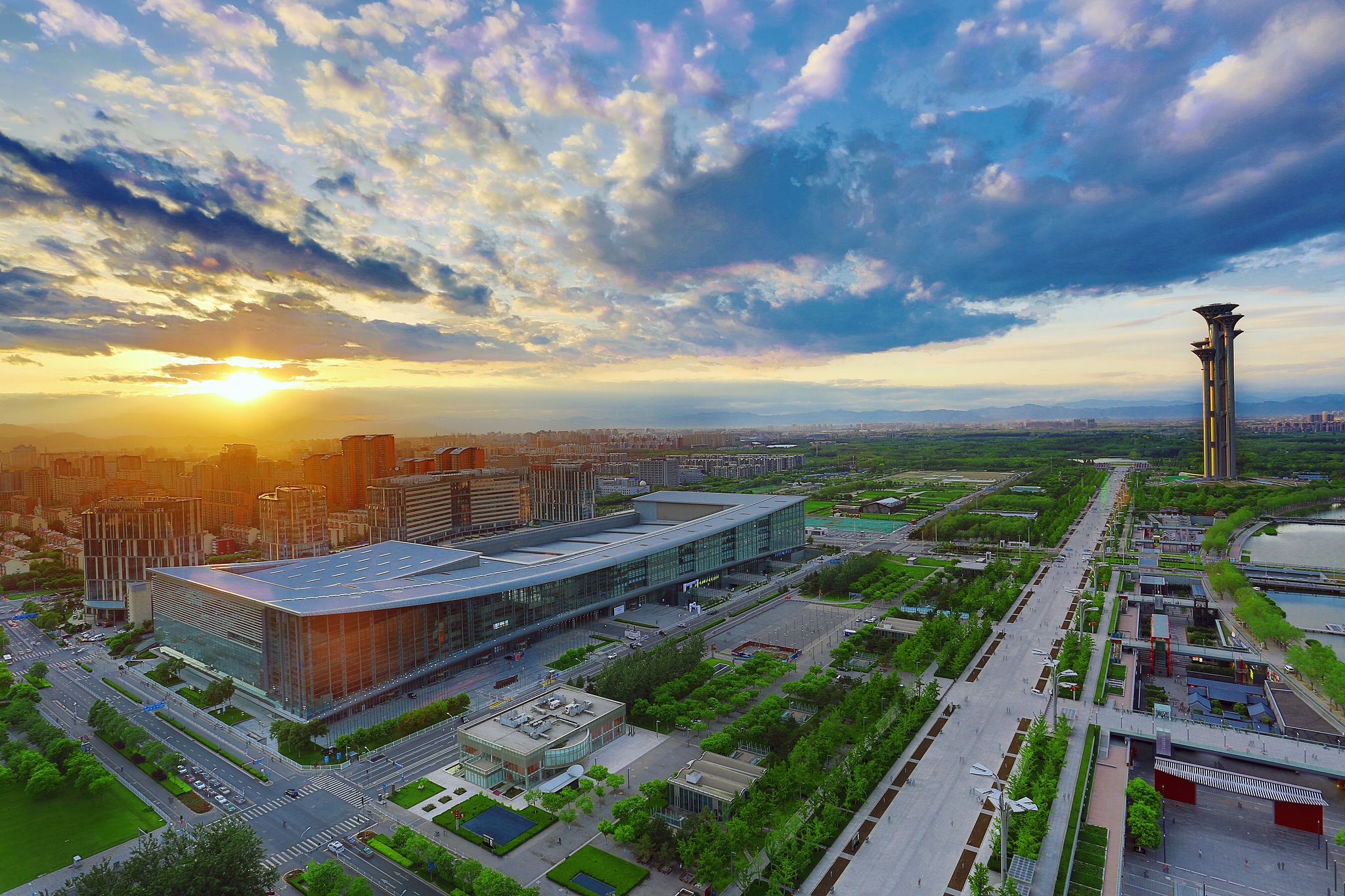 Centre national des congrès de Chine, lieu de la réunion à mi-mandat 2026 des membres du Conseil international des sciences (ISC) et du dialogue scientifique de Pékin, Pékin, Chine. /VCG