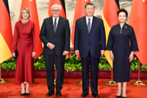 Le président chinois Xi s&rsquo;entretient avec le président allemand Steinmeier