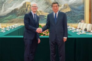 Le vice-Premier ministre chinois rencontre le président exécutif d&rsquo;Apple